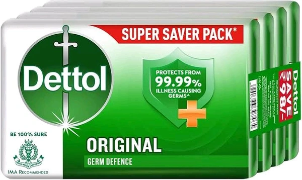 Dettol Soap Original  - 4×60gm