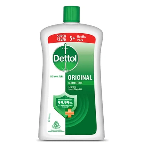 Dettol Liquid Original Handwash Bottle  - 900ml