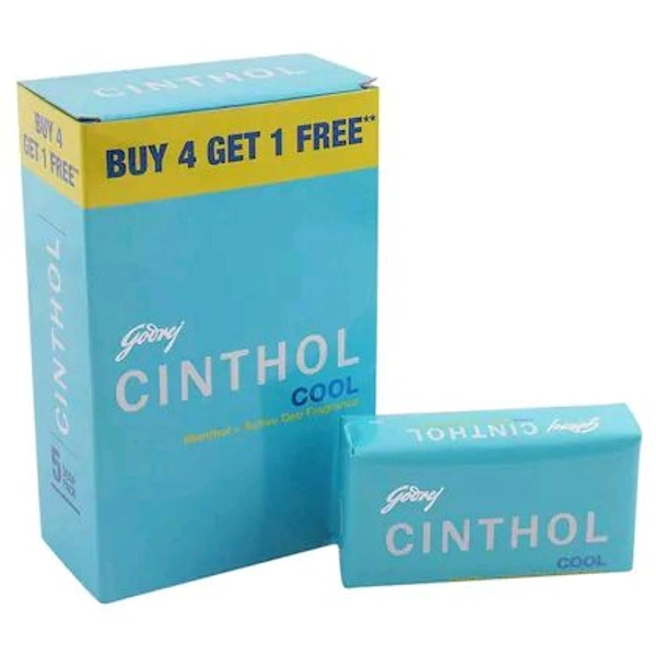 Cinthol Cool Soap - 4×100gm+1free