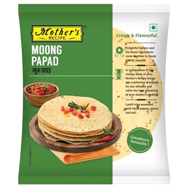 Mother Recipe Masala Papad 5" 180gm - Moong