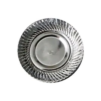 Paper Plate /Patta Silver No 5 (9inch) - 40pc