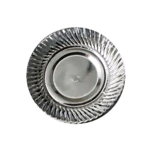 Paper Plate /Patta Silver No 5 (9inch) - 40pc