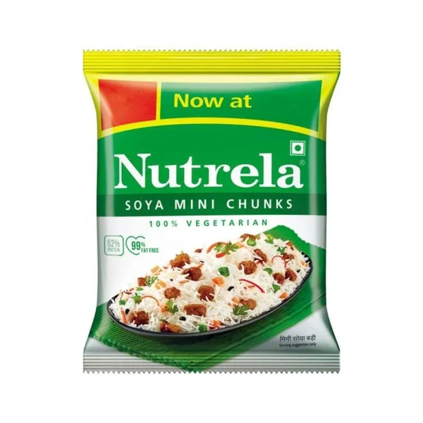 Nutrela Soya Chunk Mini - सोयाबीन बड़ी  - 54gm
