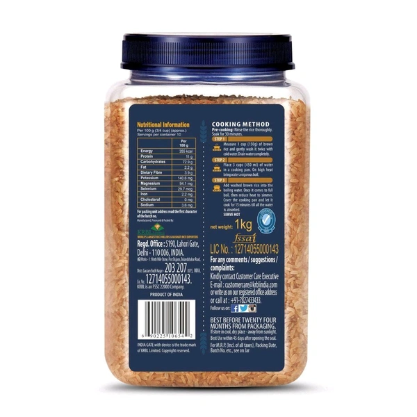 India gate Brown Rice Weight Watchers - 1kg