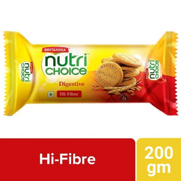 Nutri Choice Digestive High Fibre Cookies - 200gm