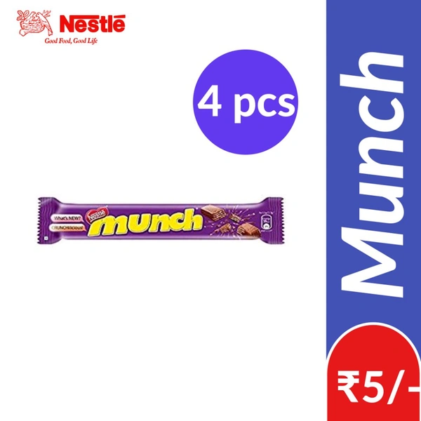 Munch Chocolate - Rs5×4Pc