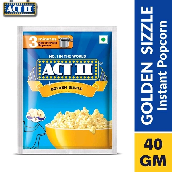 Act II Popcorn Golden Sizzle - 40gm