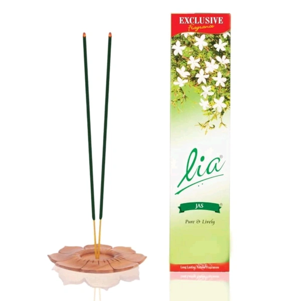 Lia Fragrance Pooja Agarbatti (Approx 60 Long sticks) - 100gm, JASMINE