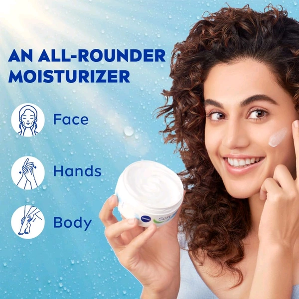 Nivea Soft Light Mosturising Cream (White) - 50ml