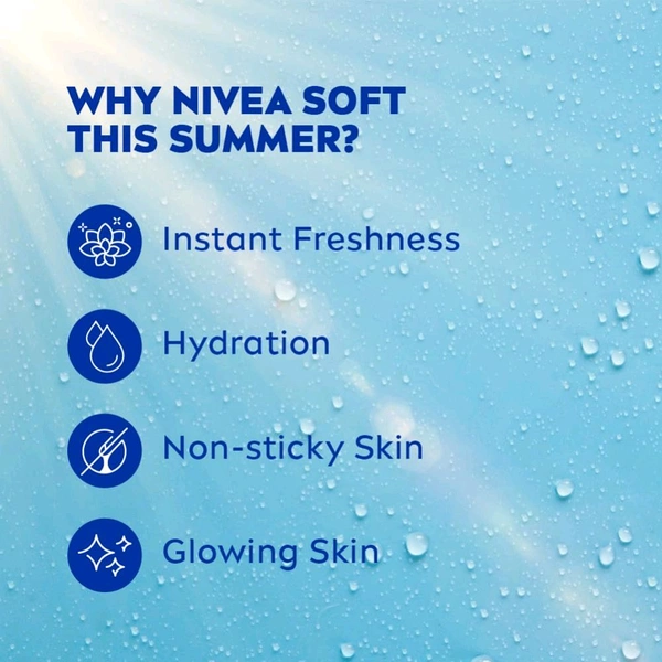 Nivea Soft Light Mosturising Cream (White) - 50ml