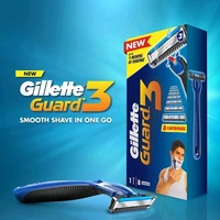Gillette Guard 3 Single Razor with 8 Blades - Set+8 Blades