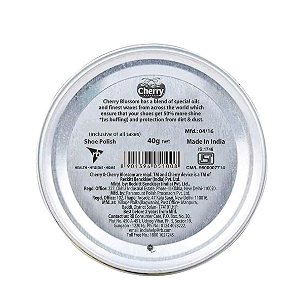 Cherry Black Wax Shoe Polish - 40gm