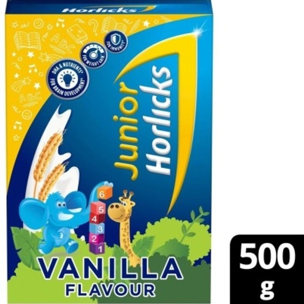 Horlicks Junior Vanilla Flavour - 500gm Carton