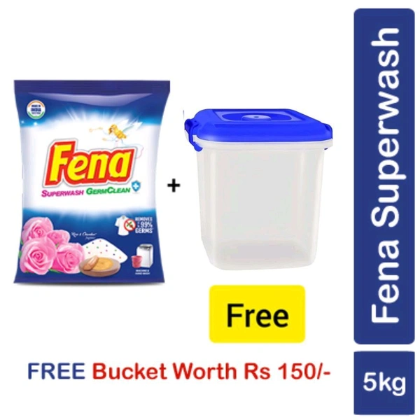 Fena Detergent/ Surf Powder (Free Container worth RS150) - 5kg