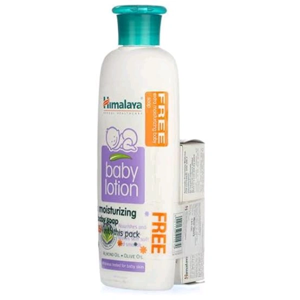 Himalaya Baby Lotion - 200ml + FREE 75g Soap - 200ml