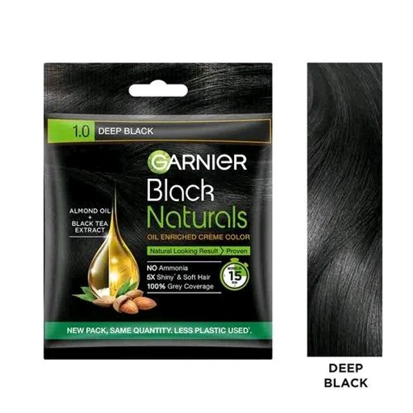 Garnier Naturals Hair Color - 1.0 Deep Black