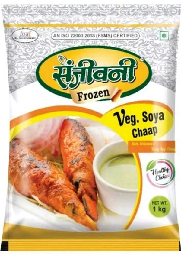 Frozen Soya Chaap - 500gm