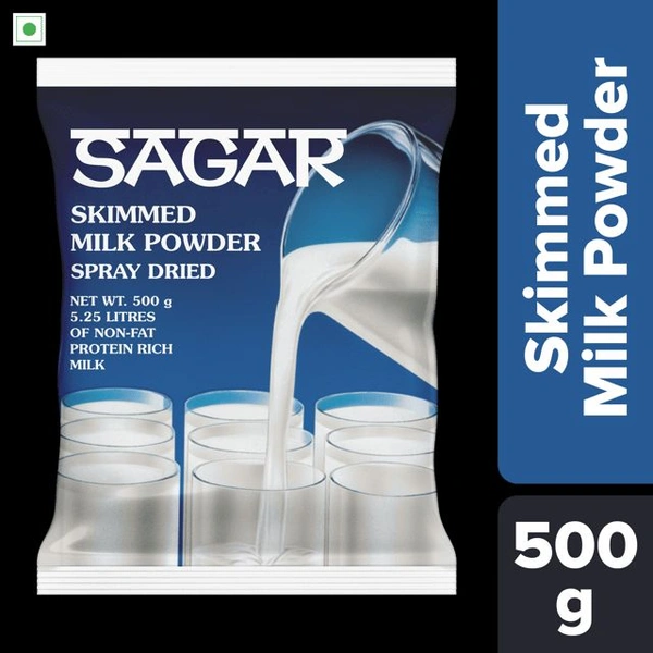 Sagar Skimmed Milk Powder Pouch - 500gm