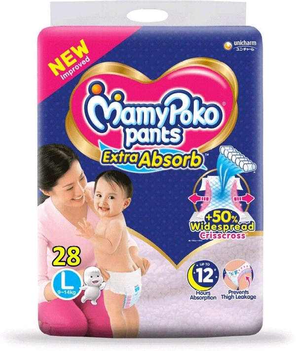 Mamypoko Diaper Large  - 28pc