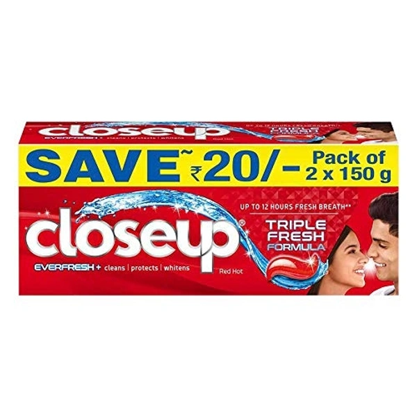 Closeup Everfresh+ Anti Germ Toothpaste - 2×150g