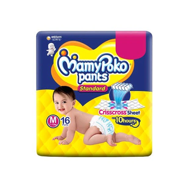 Mamypoko Diaper Medium Size  - 16pc