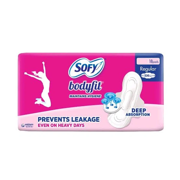 Sofy Bodyfit Regular Pads - 18Pads