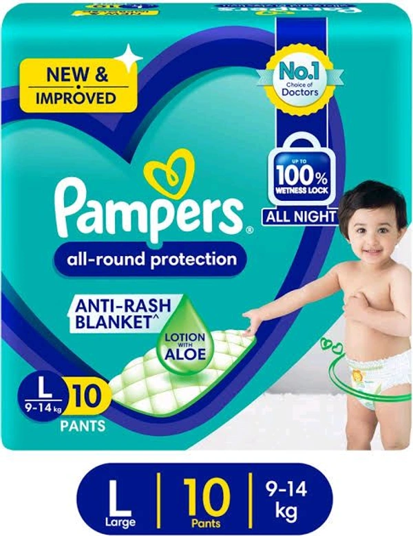 Pampers Diaper Large Size  - 10pc