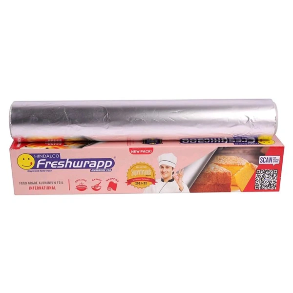 Freshwrapp Hindalco Aluminium Foil 11microns (Food Packaging) - 9 Meters