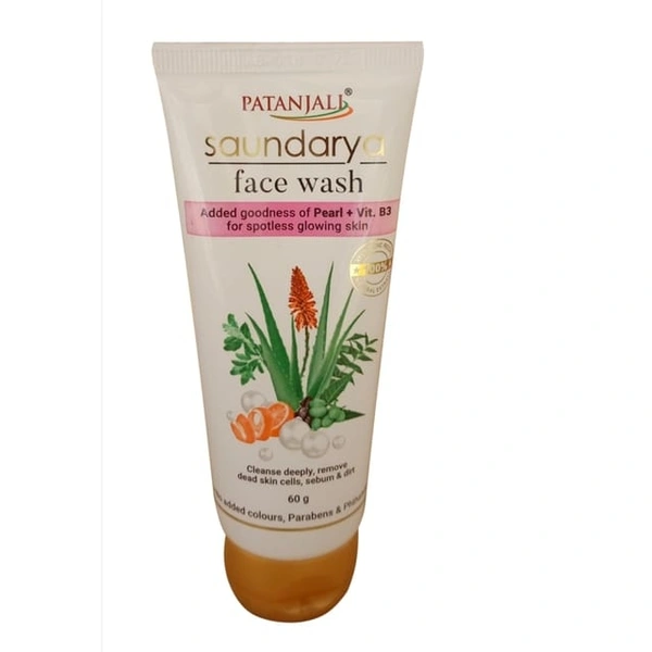 Patanjali Saundarya Facewash  - 60gm
