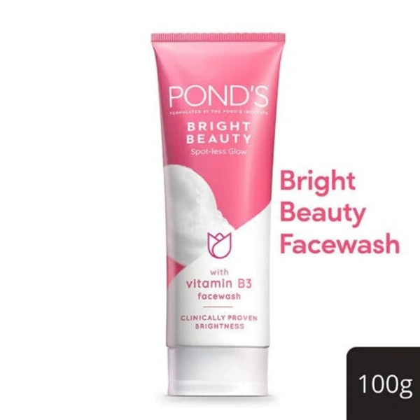 Ponds Bright Beauty Spotless Glow Facewash  - 100gm