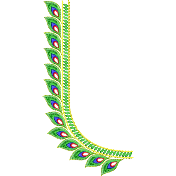 Blouse Design No :232223 - Butta, U Shape