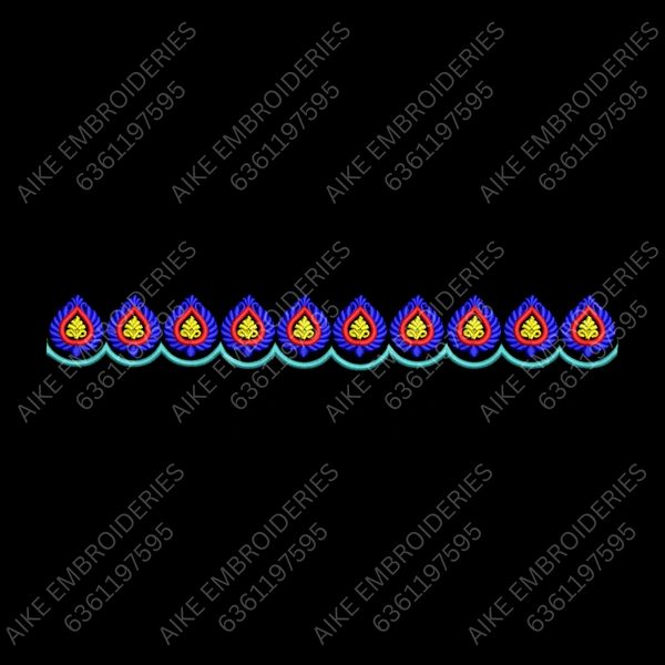 Pallu Design No : AE-Pallu-001