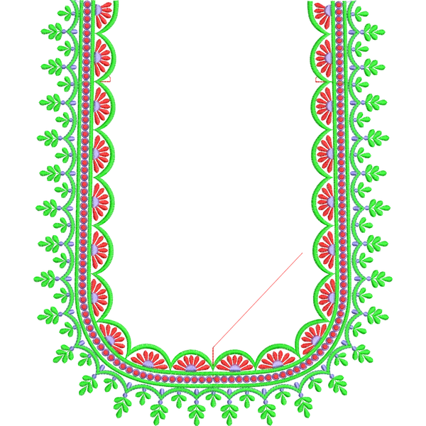 Blouse Design No : BH293 , sleeves with lines