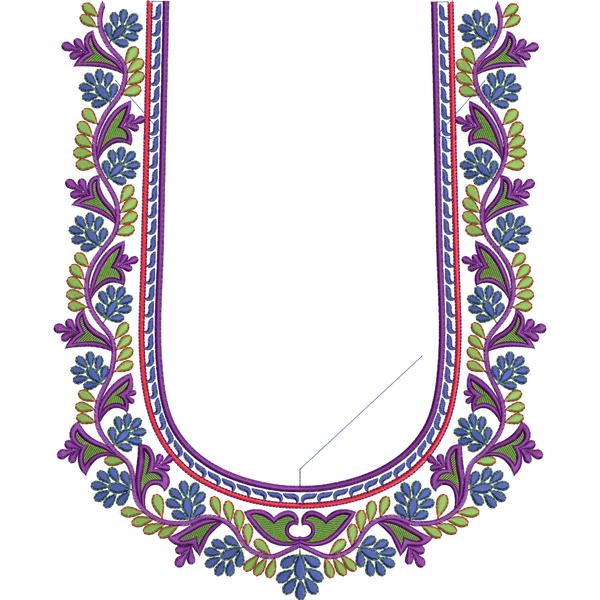 Blouse Design No : BH297 , Flower Bunch