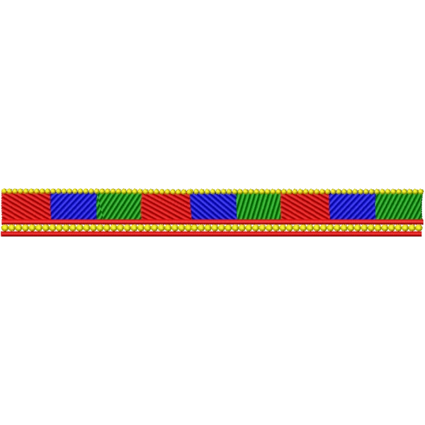 Blouse Design No : HSW PM-43 - Simple Border, U Shape