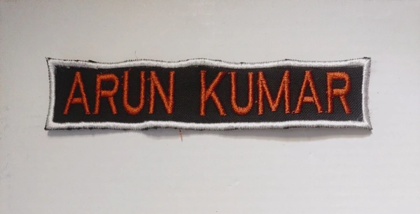 Custom Embroidery Name Badge