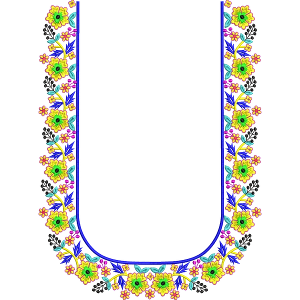 Blouse Design No :MSM - 521 , Flower,Leaf, Flower Bunch