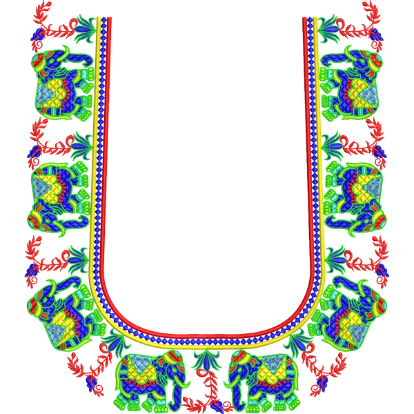 Blouse Design No :MSM - 541 , Elephant