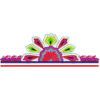 Blouse Design No :MSM - 550 - U Shape, Border With Butta