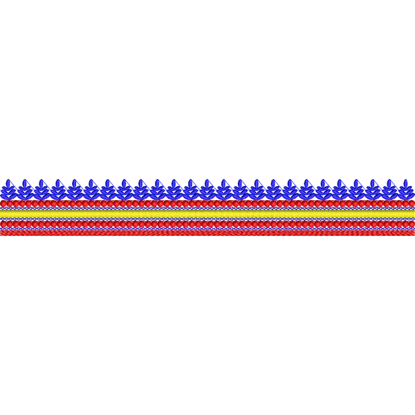 Blouse Design No :MSM - 554 - Simple Border, Boat Neck