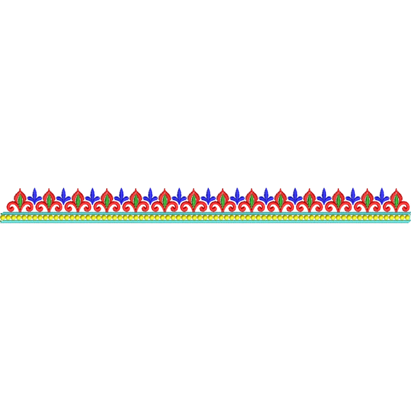 Blouse Design No :MSM - 596 - Simple Border, U Shape