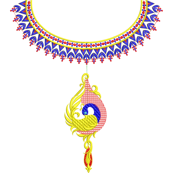 Blouse Design No :MSM - 607 , Peacock