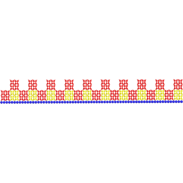 Blouse Design No :MSM - 720 - Simple Border, U Shape
