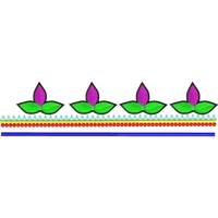 Blouse Design No :MSM - 982 - Simple Border, Pot Neck