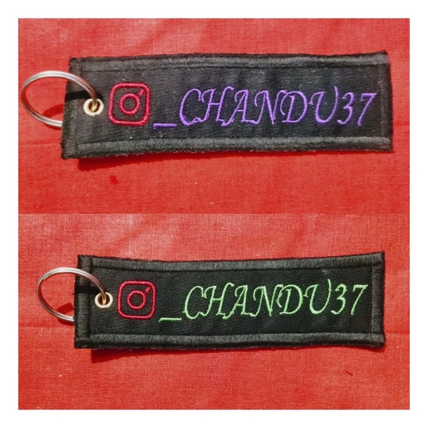 Key Chain Tag with Customized Name (Key-001)