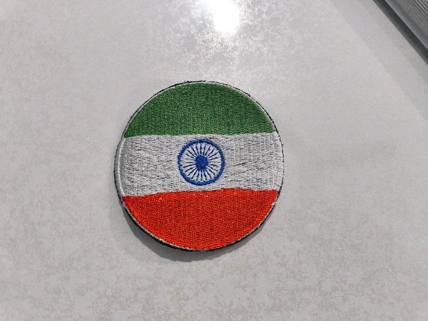 Indian flag Patch - Round