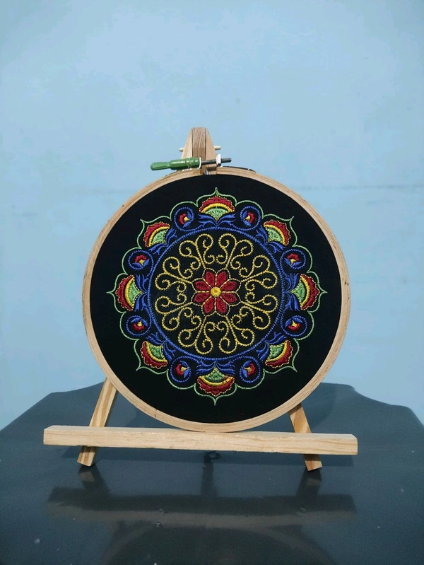 Mandala Art - Embroidery Hoop