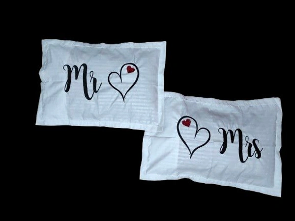 Personality Couple Pillow Cover