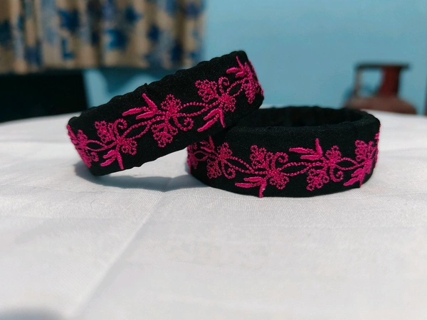 Embroidered Bangles (1set)(BNG-001)