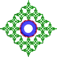 Blouse Design No :MSM - 189 - Kutch with Mirror, Full Sleeve, U Shape